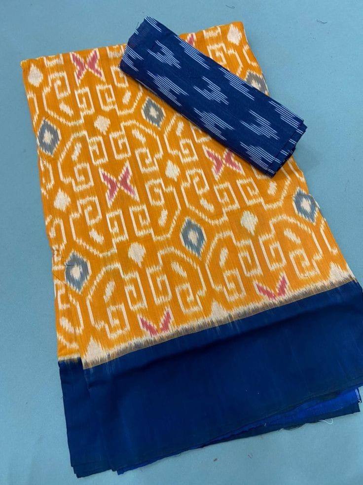  MG113-01 Plain Linen Digital Printed Non Catalog Sarees Manufacturers